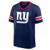 New York Giants Fanatics Navy Hometown Premium Hashmark V-Neck T-Shirt