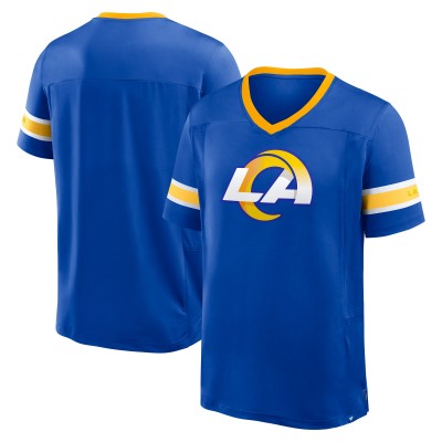 Los Angeles Rams Fanatics Royal Hometown Premium Hashmark V-Neck T-Shirt
