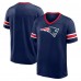 New England Patriots Fanatics Navy Hometown Premium Hashmark V-Neck T-Shirt