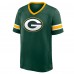 Футболка Green Bay Packers Fanatics Green Hometown Premium Hashmark V-Neck