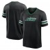 New York Jets Fanatics Black Redzone Hashmark V-Neck T-Shirt New York Jets Fanatics Black Redzone Hashmark V-Neck T-Shirt