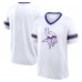 Minnesota Vikings Fanatics White Redzone Hashmark V-Neck T-Shirt