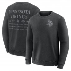 Minnesota Vikings Fanatics Black Deep Route Pullover Sweatshirt