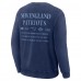 New England Patriots Fanatics Navy Deep Route Pullover Sweatshirt