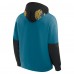 Jacksonville Jaguars Fanatics Teal Helmet Retro Pullover Hoodie