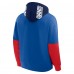 New York Giants Fanatics Royal Helmet Retro Pullover Hoodie