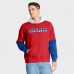 New England Patriots Fanatics Red Helmet Retro Pullover Hoodie
