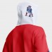 New England Patriots Fanatics Red Helmet Retro Pullover Hoodie