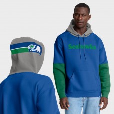 Seattle Seahawks Fanatics Royal Helmet Retro Pullover Hoodie