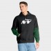 New York Jets Fanatics Black Helmet Alt Pullover Hoodie