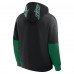 New York Jets Fanatics Black Helmet Alt Pullover Hoodie