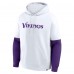 Minnesota Vikings Fanatics White Helmet Alt Pullover Hoodie