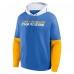 Los Angeles Chargers Fanatics Powder Blue Helmet Pullover Hoodie