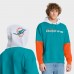 Miami Dolphins Fanatics Aqua Helmet Pullover Hoodie Miami Dolphins Fanatics Aqua Helmet Pullover Hoodie