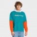 Miami Dolphins Fanatics Aqua Helmet Pullover Hoodie