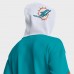 Miami Dolphins Fanatics Aqua Helmet Pullover Hoodie