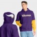Minnesota Vikings Fanatics Purple Helmet Pullover Hoodie Minnesota Vikings Fanatics Purple Helmet Pullover Hoodie