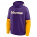 Minnesota Vikings Fanatics Purple Helmet Pullover Hoodie