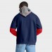 New England Patriots Fanatics Navy Helmet Pullover Hoodie