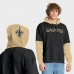 New Orleans Saints Fanatics Black Helmet Pullover Hoodie