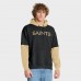 New Orleans Saints Fanatics Black Helmet Pullover Hoodie