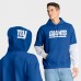 New York Giants Fanatics Royal Helmet Pullover Hoodie
