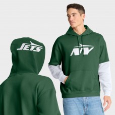 New York Jets Fanatics Green Helmet Pullover Hoodie New York Jets Fanatics Green Helmet Pullover Hoodie