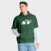 New York Jets Fanatics Green Helmet Pullover Hoodie