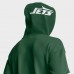 New York Jets Fanatics Green Helmet Pullover Hoodie