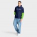 Seattle Seahawks Fanatics College Navy Helmet Pullover Hoodie