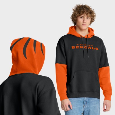 Cincinnati Bengals Fanatics Black Helmet Pullover Hoodie