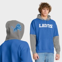 Толстовка Detroit Lions Fanatics Blue Helmet