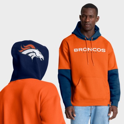 Толстовка Denver Broncos Fanatics Orange Helmet