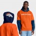 Толстовка Denver Broncos Fanatics Orange Helmet