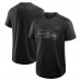 Seattle Seahawks Fanatics Black Deceptive Juke T-Shirt