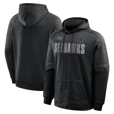 Seattle Seahawks Fanatics Black Chip Shot Pullover Hoodie