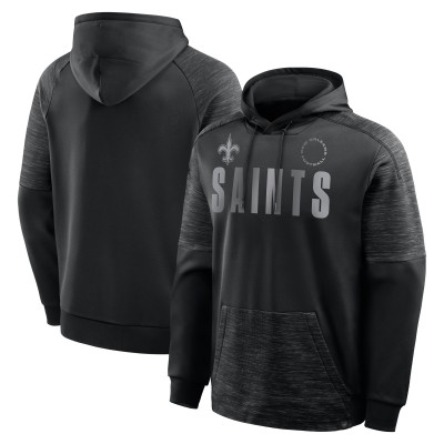New Orleans Saints Fanatics Black Chip Shot Pullover Hoodie