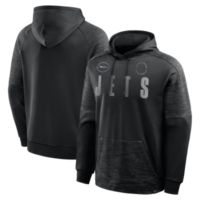 New York Jets Fanatics Black Chip Shot Pullover Hoodie