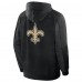 Толстовка на молнии New Orleans Saints Fanatics Black Checkdown Pass