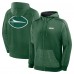 New York Jets Fanatics Green Checkdown Pass Full-Zip Hoodie New York Jets Fanatics Green Checkdown Pass Full-Zip Hoodie