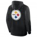 Толстовка на молнии Pittsburgh Steelers Fanatics Black Checkdown Pass