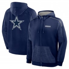 Толстовка на молнии Dallas Cowboys Fanatics Navy Checkdown Pass