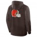 Толстовка на молнии Cleveland Browns Fanatics Brown Checkdown Pass