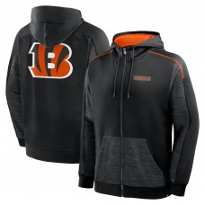 Cincinnati Bengals Fanatics Black Checkdown Pass Full-Zip Hoodie