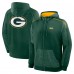 Толстовка на молнии Green Bay Packers Fanatics Green Checkdown Pass Толстовка на молнии Green Bay Packers Fanatics Green Checkdown Pass
