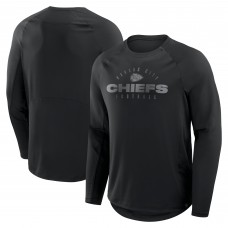 Kansas City Chiefs Fanatics Black Coverage Scheme Long Sleeve T-Shirt
