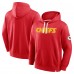 Kansas City Chiefs Fanatics Red New Horizons Heritage Pullover Hoodie
