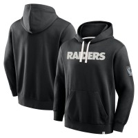 Las Vegas Raiders Fanatics Black New Horizons Heritage Pullover Hoodie