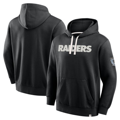 Las Vegas Raiders Fanatics Black New Horizons Heritage Pullover Hoodie