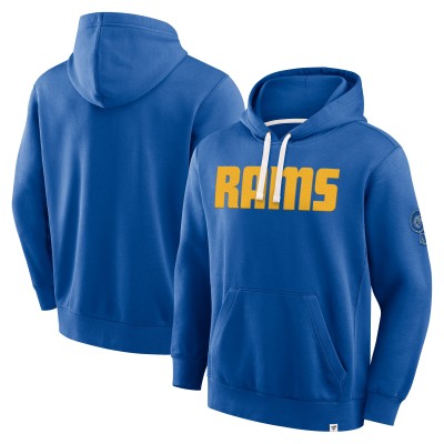 Los Angeles Rams Fanatics New Horizons Heritage Pullover Hoodie - Royal